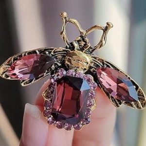 Vintage Glam Bee Brooch