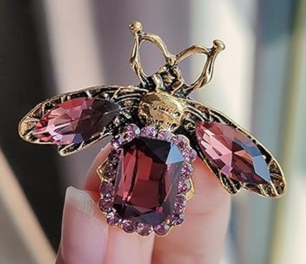 Vintage Glam Bee Brooch