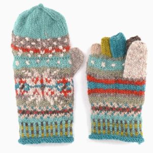 Jasper Wool Mitten - Aqua