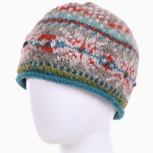 Jasper Wool Knit Beanie - Aqua