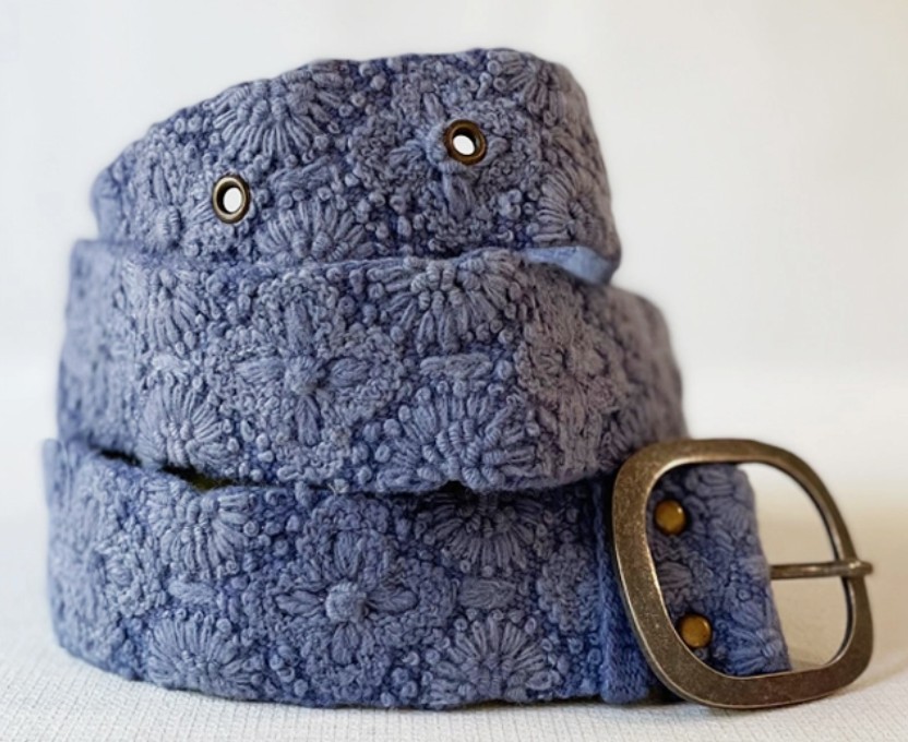 Azure Seas Wool Belt - L