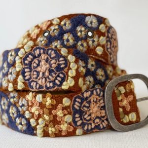 Blue Skies Floral Wool-L