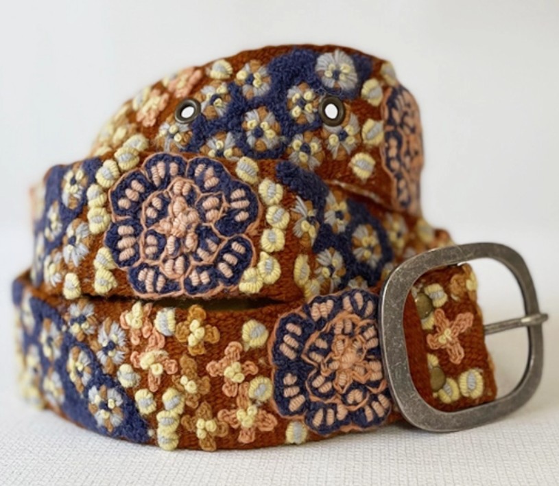 Blue Skies Floral Wool-L