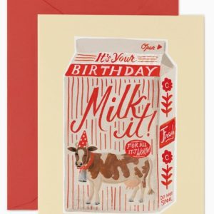 Milk It Birthday Card