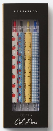 Schoolhouse Gel Pen Set of 4