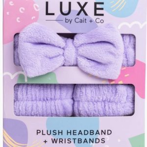 Luxe Head+Wristbands - Purple
