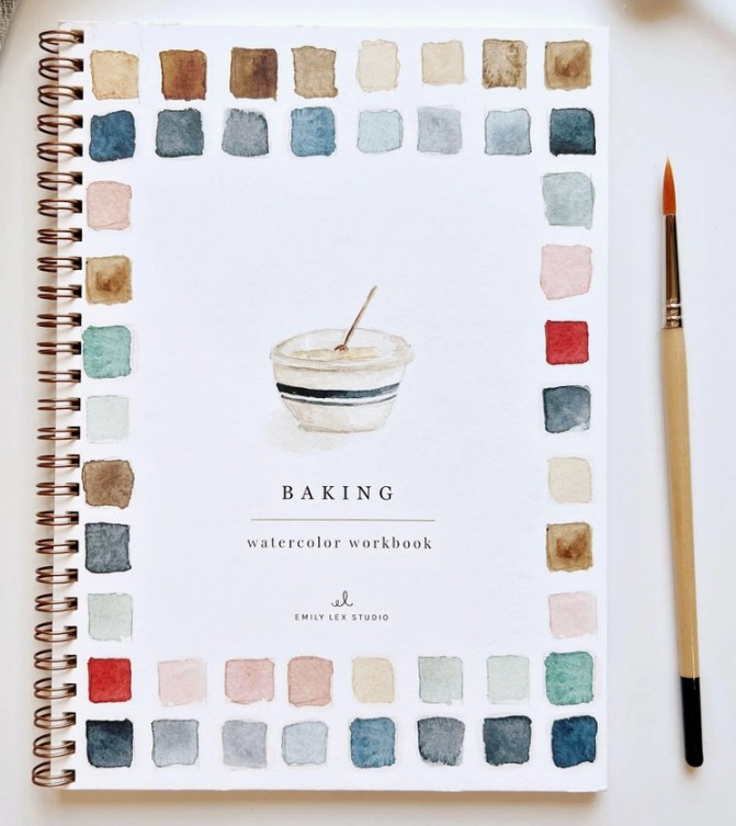 Baking Watercolor Workbook