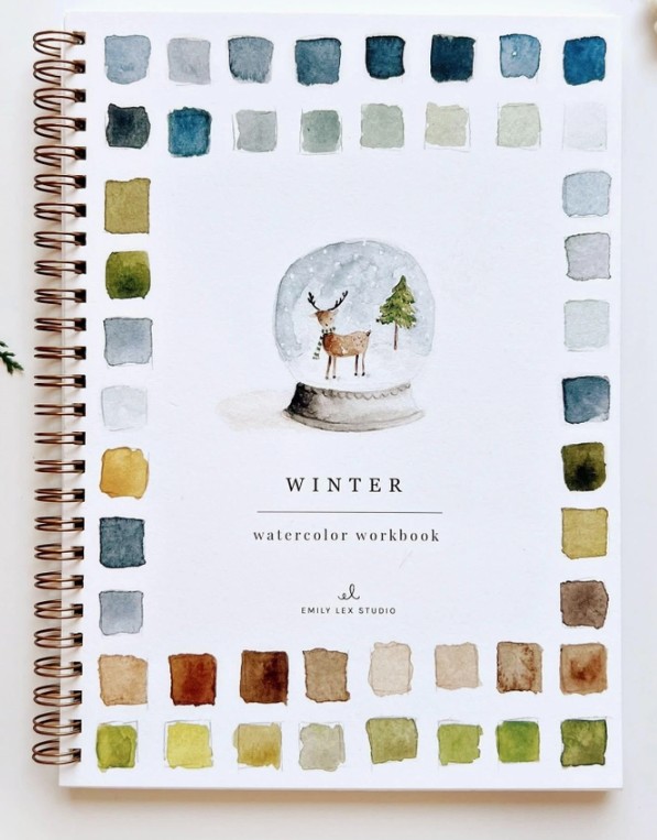 Winter Watercolor Workbook